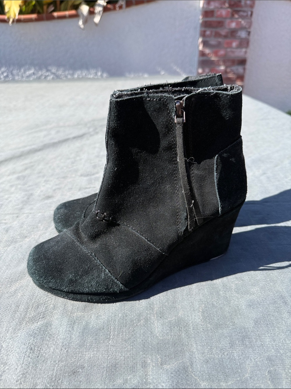 Toms Black Ankle Booties